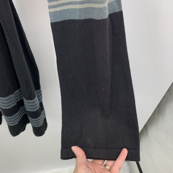 Prana Size XS Sydney Sweater Dress Long Sleeve Striped Tie Waist Lightweight - Picture 7 of 15